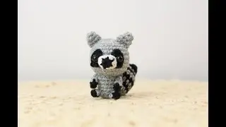 Amigurumi | como hacer un mapache en crochet | Bibi Crochet (English subtitles) Raccoon