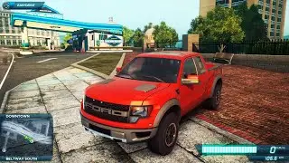 NFS Most Wanted | Police Chase Max Heat Level Busted | Ford F 150 SVT Raptor vs Police