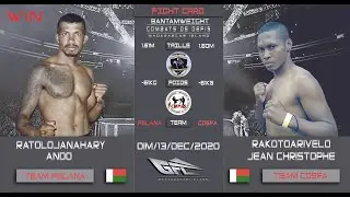 Combats de d&eacute;fis GFC ANDO Ratolojanahary (TEAM FELANA)VS Jean Christophe Rakotoarivelo (TEAM COSFA)