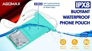 📱💦 Never Sink Your Phone! Floating Waterproof Pouch &middot; Crystal Clear Underwater Shots