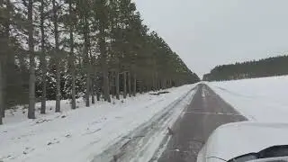 Serene Winter Drive Through Minnesota | Snowy Roads & Quiet ASMR