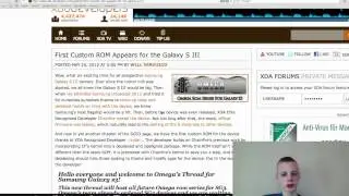 Samsung Galaxy S3 - First Custom ROM XXALE8 Android 4.0.3 Omega
