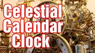 Celestial Clock Calendar Made From Two Wall Clocks Tracks Months, Sabbaths, New Moons and Feast Days
