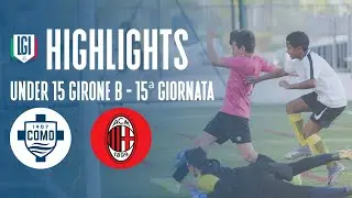 Highlights Como-Milan U15 A-B, 15^ giornata stagione 2023-24