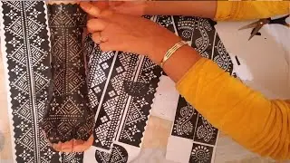 اجي تشوفو البنات نقش الفاسي غي بسكوتش  الحناء العادي وجا وااااعر 😮😍na9ch hindi