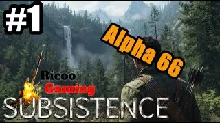 Let's Play Subsistence #1 - Die Natur in diesem Spiel ist brutal (Open-World-SurvivalCraft, gameplay