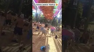 Morning walk to the Ozora dance temple. Dream come true #psytrance #musicfestival #goaparty #rave