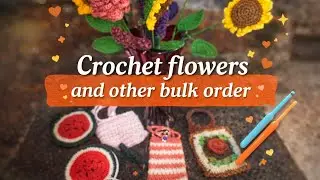Crochet Flowers & Handmade Items | Bulk Orders Available |SH Crochet #order#homedecor#crochetflowers