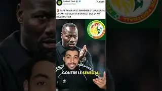Pape Thiaw a l'intention d'emmener une liste de 27 joueurs&nbsp;pour la CAN #viral #football