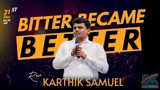 🔴LIVE | FIRST SERVICE | DKAG CHURCH | 21-DEC-2025 | 6:30 AM | Rev. Karthik Samuel