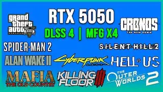 RTX 5050 &mdash; Тест в 10 играх | DLSS 4 &mdash; MFG x4 | #2
