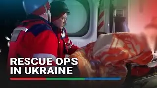 Rescuers extract people from rubble after Russian attack in Ukraine's Kharkiv | ABS-CBN News