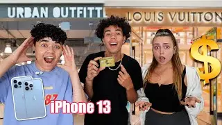 Giving My Brother Our Credit Card WITH NO LIMIT!