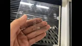 Blue Elephant 1313 Co2 laser cutting machine test video for Costa Rican customer