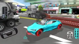 🚘 BeamNG Drive Style Crash Test | Realistic Car Damage & City Driving #3ddrivingclass 