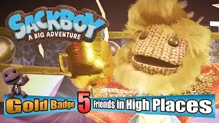 Sackboy: A Big Adventure - Friends in High Places - Level 5 Golden Badge 100% Complete Walkthrough#5