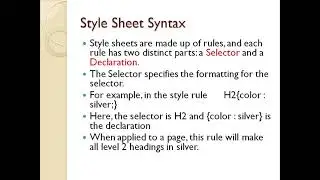 Introduction of CSS