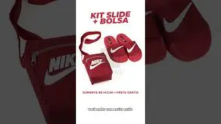 Kit Slide + Bolsa Masculino