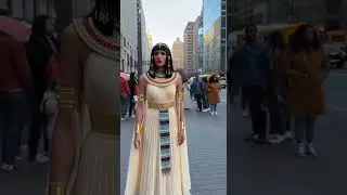 Cleopatra Just Got a Phone Notification 😳📱 (Time-Travel Glitch)