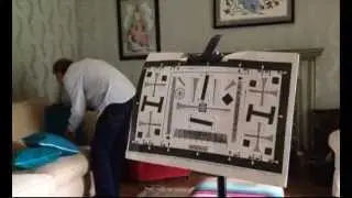 Nick explains using the focus chart to correct colour balance