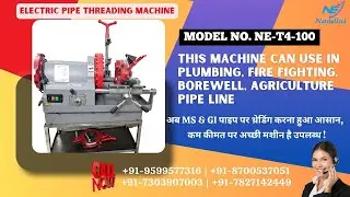 Nandini Electric MS Pipe Threading machine-1/2