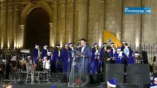 Encendido del árbol en Arequipa