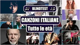 INDOVINA LA CANZONE - CANZONI ITALIANE (difficile) - Tutte le età (guess the song quiz)