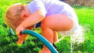 Outdoor Funniest Time! Cutest Baby Playing Outdoor Moments