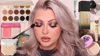TRYING NEW HYPED MAKEUP! FULL FACE FIRST IMPRESSIONS