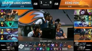 Highlights NA LCS Spring 2017 FOX vs CLG  Week 8 Day 1