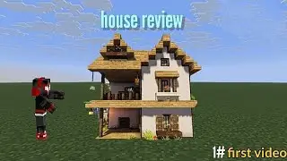 #video building my first minecraft house