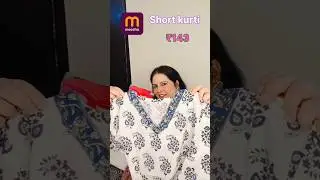 Meesho Cotton Short kurti| Meesho Short kurti ₹143|#shotrs #shortkurti#meeshoshortkurtihaul#ytshorts