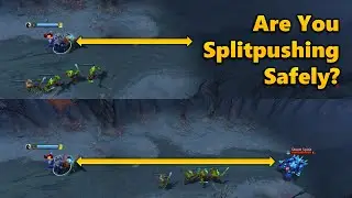 Как безопасно сплитпушить | Dota 2 7.30b