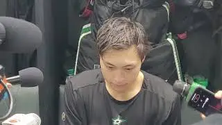 #DallasStars Jason Robertson Post Game Interview (3-2 OT loss to Kings)