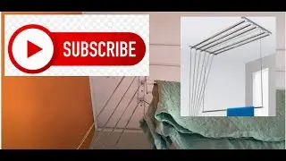 Smart Cloth Dryer | Stainless Steel Rust Proof Ceiling Clothes Hanger| #cloth_hangar_for_balcony