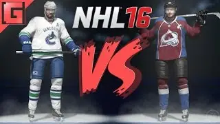 NHL 16 - Vancouver Canucks VS. Colorado Avalanche - Full Match - Ps4 Gameplay