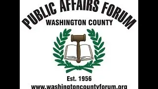 Dr. Jeremy Brown, Portland Community College President at the Forum, 3-3-2014