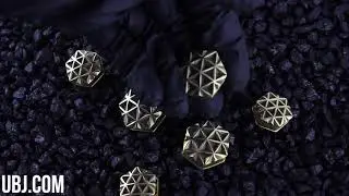 Geometric Brass Mini Ear Weights | UrbanBodyJewelry.com