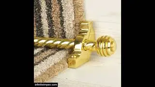 Feather Brass Stair Rod | Decorative Rug Carpet Stair Runner Rod