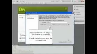 Learning Dreamweaver - Part 2 Creating a Dreamweaver Site