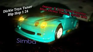 2010 T.S.I Dickie Toys Tuner Hip Hop 1:24 (Jaguar S Type DTM Blue) Light & Sounds Music 