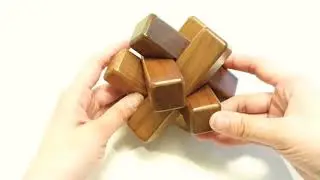 木製立体パズル 組木 6本組（ササキ工芸）の外し方・組み立て方