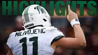 Michigan State QB: Alessio Milivojevic 2024-2025 highlights! GO GREEN!