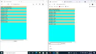 Chat App with socket.io, JavaScript, node.js, html