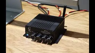 Plug & Play BRU4+ 50Wx2 + 100W 2.1 Bluetooth Amplifier for Desktop Setup Home Audio Bass Enhancement
