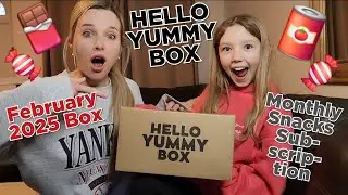 Hello Yummy Box February 2025 Snacks Monthly Subscription Mystery Box Unboxing Trending Viral TikTok