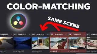 Color-matching in DaVinci Resolve - Match clips from the same scene