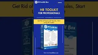 HR Toolkit For Startups and Professionals.