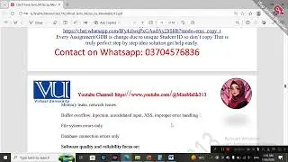 CS627  Final Term Preparation 2025 | CS627 Final Term Preparation 2026 | Cyber security MCQS File