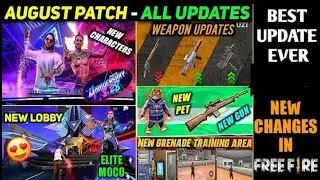 Free Fire OB29 Update Full Details |4 August New Update Free Fire |New Update Full Detail Free Fire|